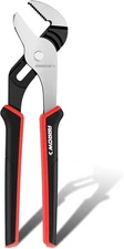 ARROW 10-Inch Groove Joint Pliers, Adjustable Water Pump Pliers with TPR... 
