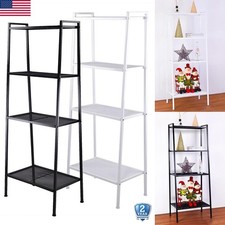 58" Bookshelf 4Tier Storage Shelf Bookcase Open Magazine Organizer Stand Display