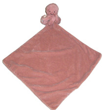 Jellycat Baby Odell Octopus Dusty Pink Plush Blanket Soother Security Lovey