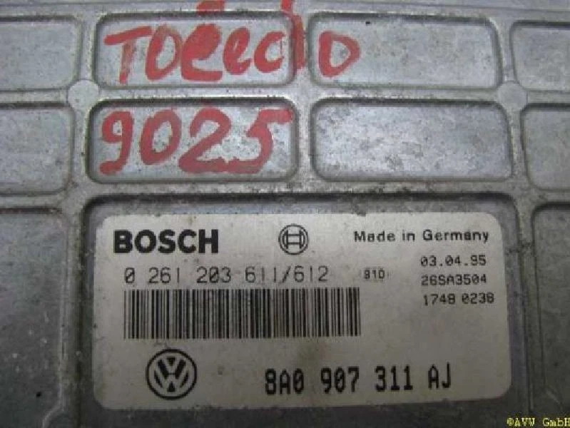 ECU Seat Toledo (1L2) Sedan 1.6 i CL,GL (1F) 0261203611 / 612 / 8A0907311AJ - Immagine 2 di 4