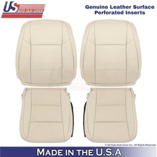 2013-2018 Fits Lexus ES350 ES300H Genuine Leather Front Seat Covers Parchment
