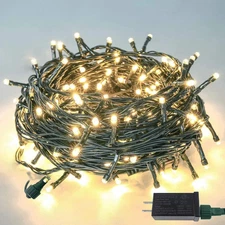 200 LED Christmas String Lights Indoor Outdoor Waterproof Plug in for Tree Room