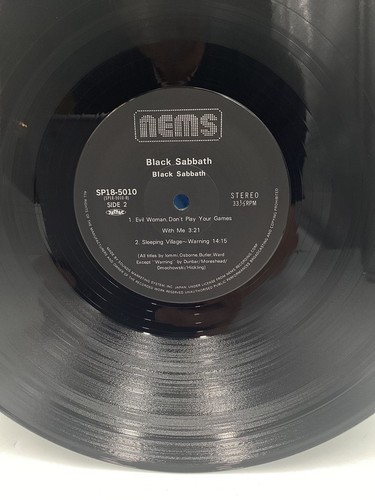 BLACK SABBATH Black Sabbath (NEMS JAPAN OBI VINYL LP) SP18-5010 (NM) U.S. SELLER - Picture 17 of 18
