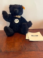 STEIFF EAN 039171 - BLACK ALPACA 7 - FULLY JOINTED-YELLOW TAG