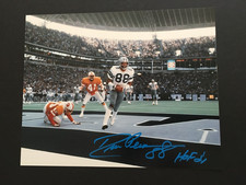 DREW PEARSON AUTOGRAPHED 8 X 10 PHOTO W/ HOF 21  INSCRIPTION