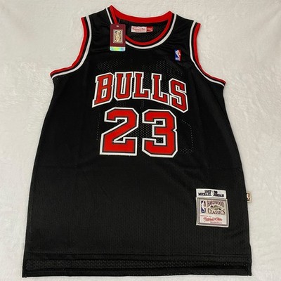 Michael Jordan #23. Sewn version. 97 98 season black jersey. Custom. Men's S-2XL