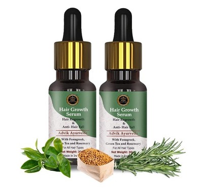 Advik Ayurveda Haarwuchs Serum 30ml Pro Set Von 2