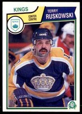 1983-84 O-Pee-Chee Terry Ruskowski Los Angeles Kings #161