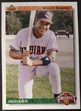 Manny Ramirez- 1991 Upper Deck - Cleveland Indians - Top Prospect - #63