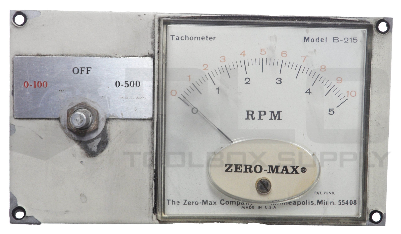 ZERO-MAX B-215 TACHOMETER 1MADC BEEDE