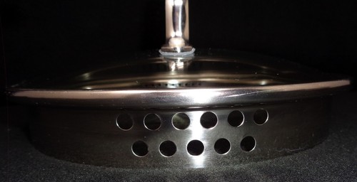 CUISINART Tapa Coladora Vidrio Acero Inoxidable 7" - Imagen 2 de 4