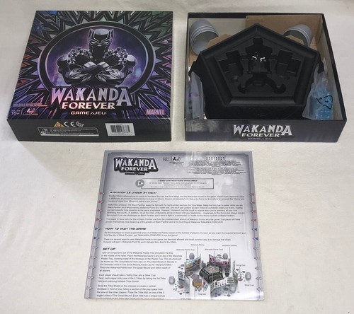 WAKANDA FOREVER GAME: Marvel Edition di Spinmaster - in perfette condizioni (UK P&P GRATUITO) - Foto 4 di 6