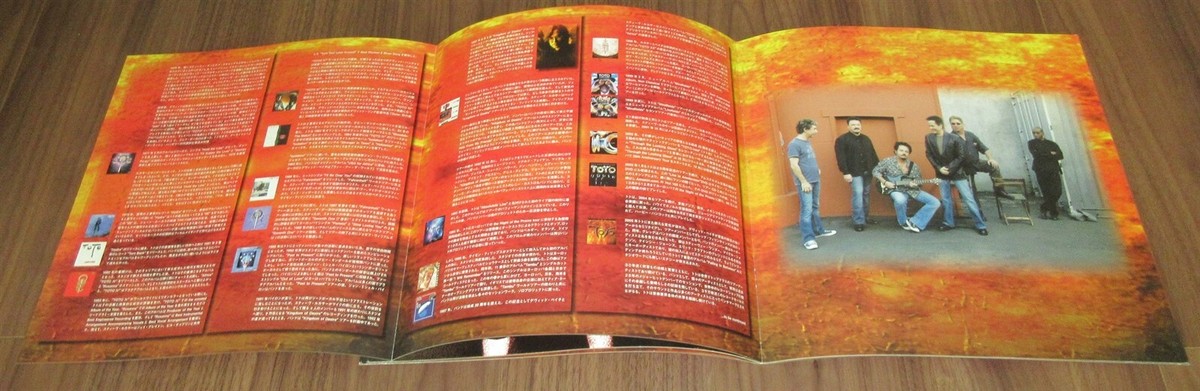 TOTO,新品未開封,AOR,Tシャツ付き限定盤,STEVE LUKATHER Toto JAPAN tour book 2006 with Japan PROMO flyer Steve