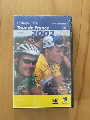 VHS Video Tour de France 2002 ARD Lance Armstrong , Jan Ullrich , Erik Zabel