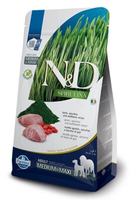8010276041081 FARMINA N&D Spirulina Lamb Adult MED/MAXI - Trockenfutter für 