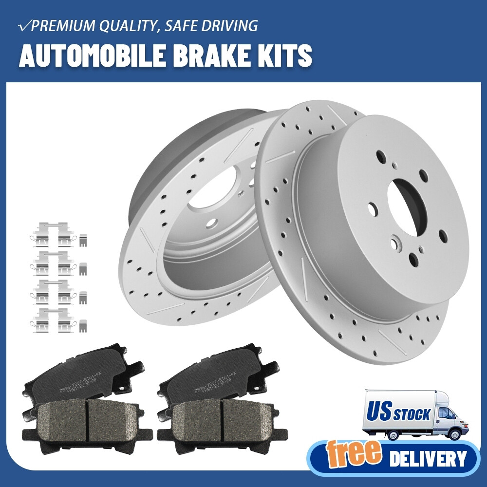 Lexus Rx350h Rear Brake Rotors & Ceramic Pads Kit For Lexus RX350 ...