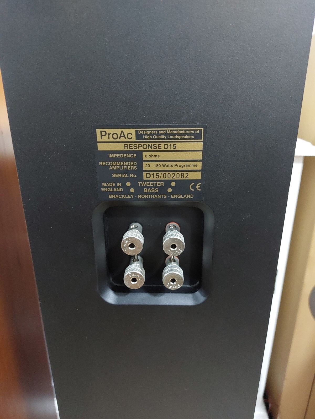 ProAc Response D15 HiFi Foorstanding Speakers 180 W + Original Boxes