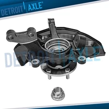 AWD Front Right Steering Knuckle+Wheel Hub Bearing for 2004 - 2010 Toyota Sienna