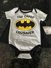 NWT Batman The Caped Crusader One Piece T-shirt with Cape 6-9 months