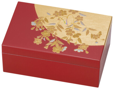 Yamanaka Urushi Japanese Lacquer Accessory Box Petit Sakura Cherry Japan