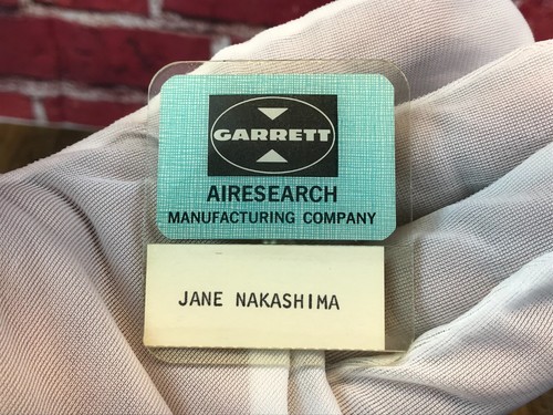 RARE Vintage 1970'S - GARRETT AIRESEARCH Company Employee NAME BADGE Logo Emblem - Picture 3 of 7