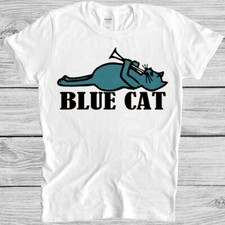 Blue Cat Records T Shirt  60s Soul R&B Music Label Retro Cool Gift Tee 600