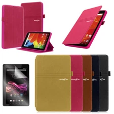 Premium PU Leather Folio Case  for  RCA 7 Voyager & RCA Voyager II 7 inch tablet