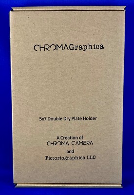 ChromaGraphica 5x7 Dry Plate Holder New In Box