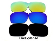 Galaxy Replacement Lenses For Oakley Sliver Sunglasses Black/Blue/Gold Polarized