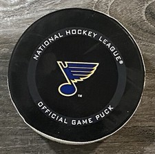 Ryan O’Reilly Game Used Actual First Goal Puck as St. Louis Blues Captain 1/24