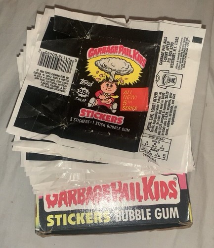 Original 1986 ✨ Garbage Pail Kids ✨ series 5 wax pack *wrappers* 25c - Picture 8 of 8