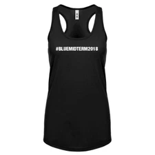 Womens Blue Midterm 2018 Racerback Tank Top #3858