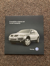 VOLKSWAGEN TOUREG BROCHURE 2004 - RARE