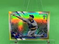 2021 Topps Chrome Ben Baller Shun Yamaguchi GOLD SSP 50/50 Toronto Blue Jays