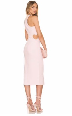 open lace back dress Steal My Heart Dress, Women's Baby Pink Dresses – CityLux Boutique main image 0