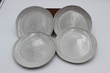 LA REDOUTE INTERIEURS GAMME SOUL LOT 4 ASSIETTES A DESSERT 20CM EN GRES NEUF