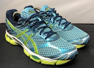 asics lime green running shoes