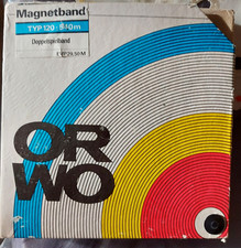 2 ORWO Magnettonbänder 4 Spur Typ 120, 540 meter  und 360 meter - Vintage
