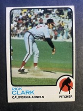 1973 Topps Baseball  Rickey Clark California Angels High Numbered Card #636..