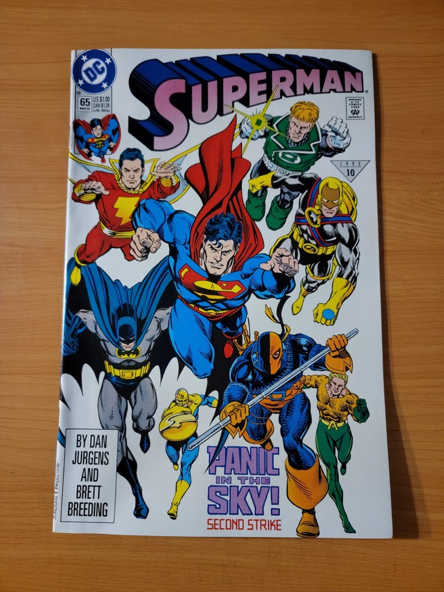 Superman #65 Direct Market Edition ~ NEAR MINT NM ~ 1992 DC Comics
