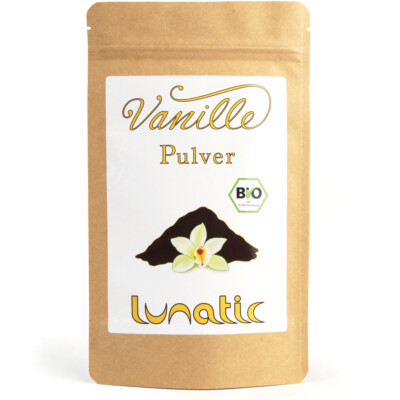 595 /kg - 100g Echtes Bio-Vanille-Pulver aus Vanilleschoten gemahlen