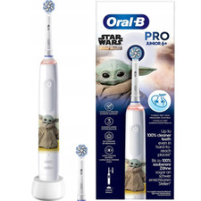 NEU Oral B Elektrische Zahnbürste Junior Pro Star Wars 6+ mit 2 Aufsätzen