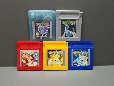 Gameboy Pokemon Saphir, Gelb, Blau Und Gold Edition (Neu (gemäss