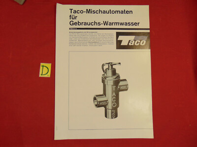 TACO Taco-Mischautomaten für Gebrauchs-Warmwasser