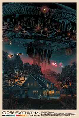 Close Encounters of the Third Kind Movie Variant Poster Print Art 16x24 Mondo