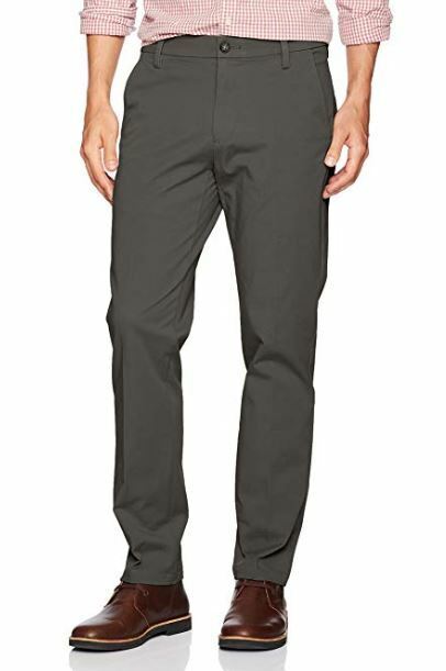 Dockers Men's Slim Tapered Fit Workday Khaki Smart 360 Flex Pants Storm 31  X 34