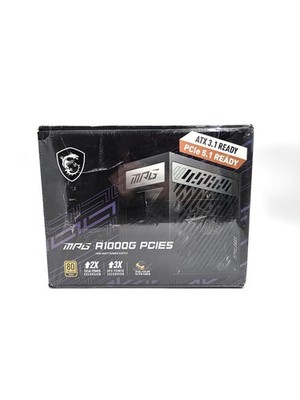 MSI MPG A1000G PCIE5 1000W 80+ Gold ATX 3.1 PCIe 5.1 Vollmodulares Netzteil