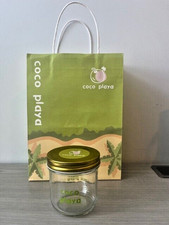 New CoCo Playa Soho London Mango Bingo Pannacotta Jar & Bag Desert Storage Pot