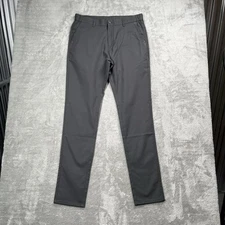 Jack Archer Jetsetter Tech Pants Gray Chinos Mens Size 34x36 (Measures 33x34)