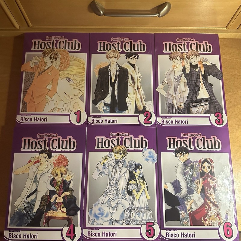 Ouran High School Host Club Manga Vol 1-18 Bisco Hatori English